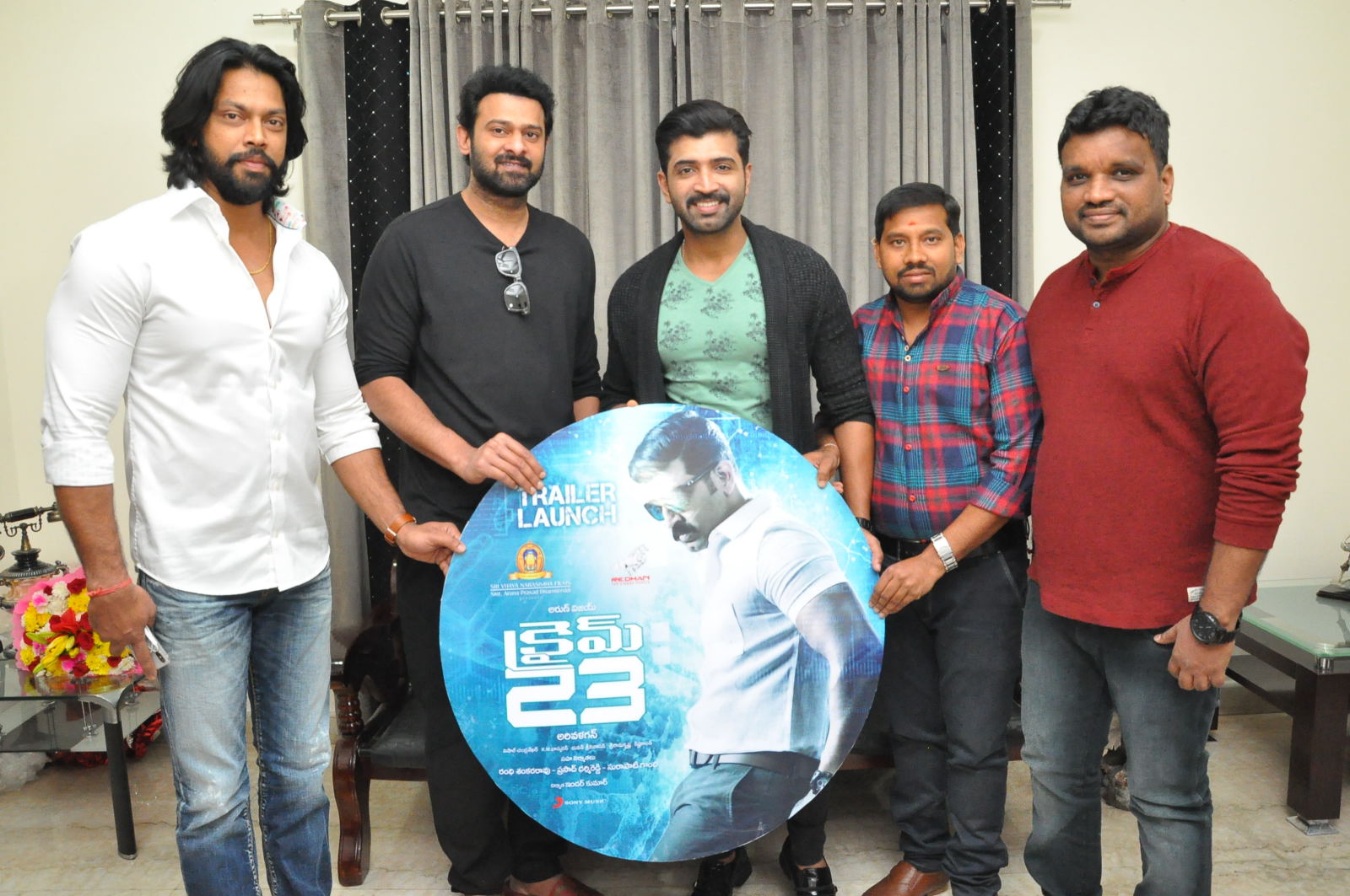 CRIME23 movie Trailer launch by Young Rebel Star Prabhas