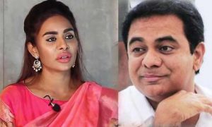 minister ktr targeted by actress srireddy