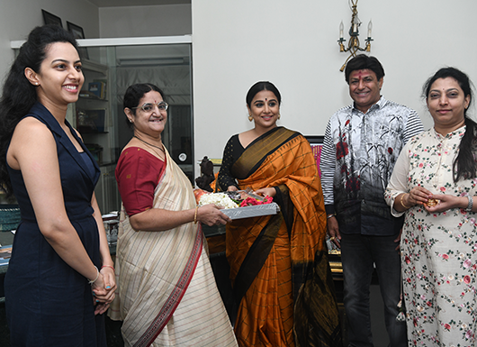 NTR Family welcomes Vidya Balan