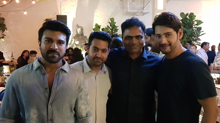 tollywood top stars in one Frame