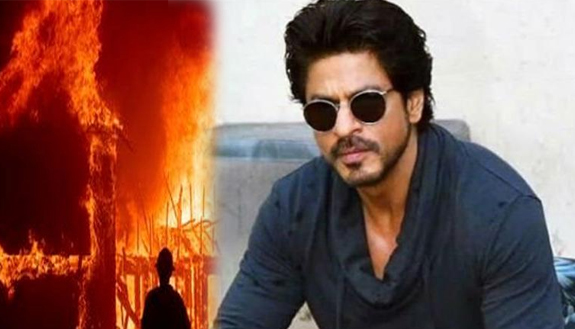 Shahrukh khan escape from fire accident at zero sets
