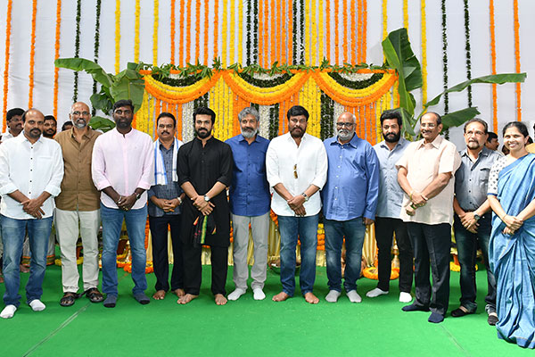 Young Tiger NTR, Mega Powerstar Ram Charan’s Massive Multistarrer with Ace Director SS Rajamouli launched