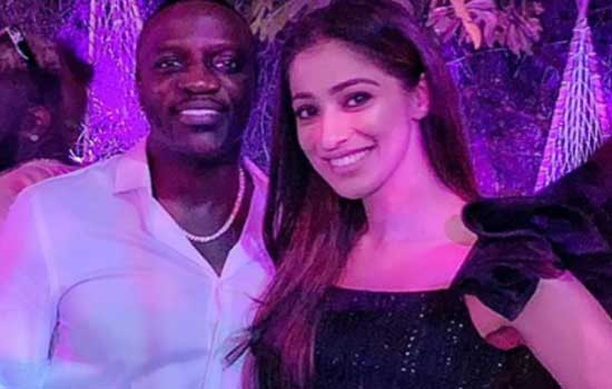 Raai Laxmi mid night with American singer Akon