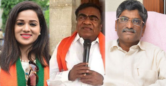 Film personalities defeat in telangana elections