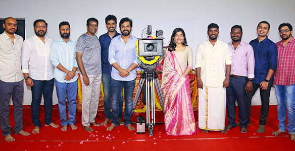 Karthi's Next With Rashmika As Heroine Produced By Dreamwarrior Pictures Launched Today