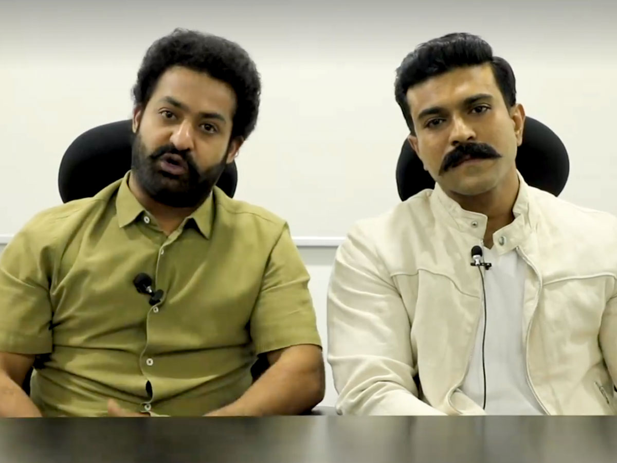 Ram Charan and ntr special message on corona virus