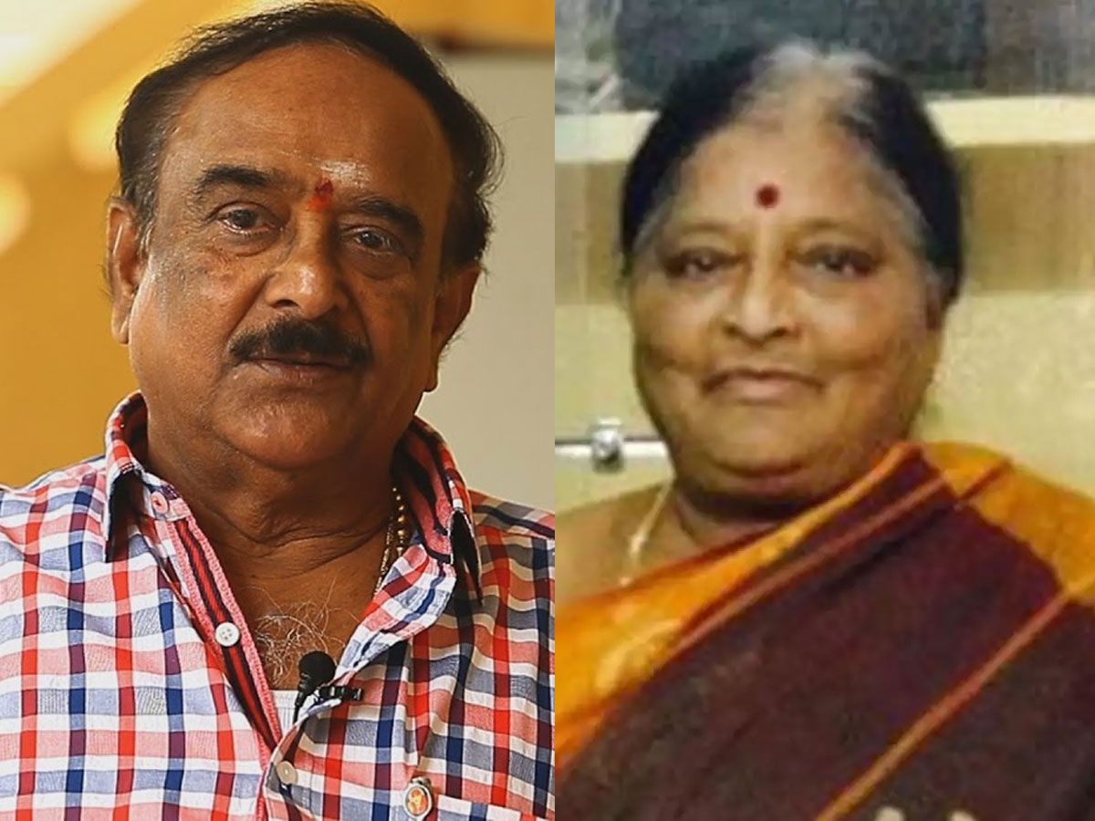 Paruchuri venkateswara rao's wife is no more