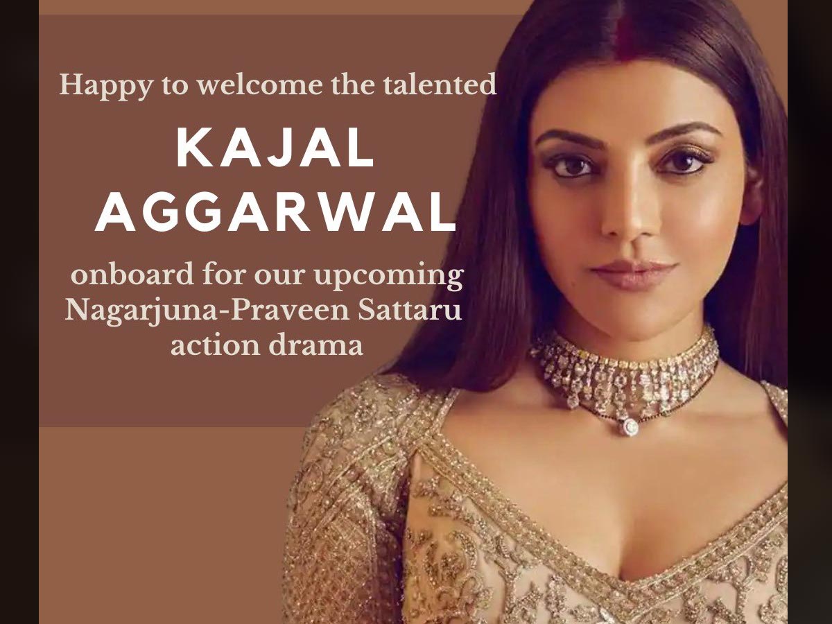 Kajal agarwal to romance with Nagarjuna