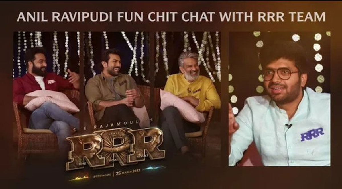 Anil Ravipudi Fun Chit Chat with RRR Team 