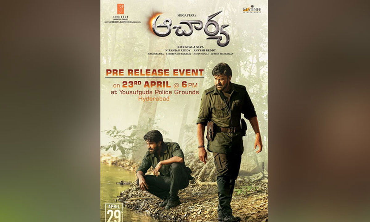 Acharya Pre release event details