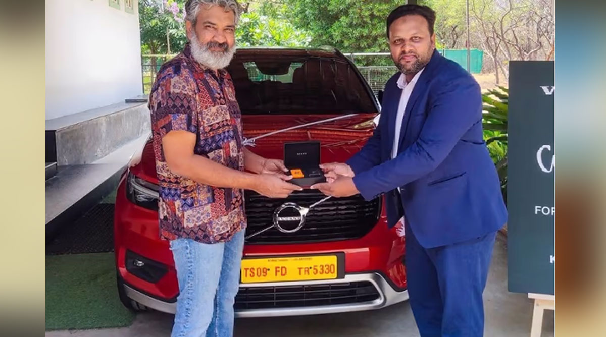 RRR Director SS Rajamouli Brings Home The Volvo XC40 SUV